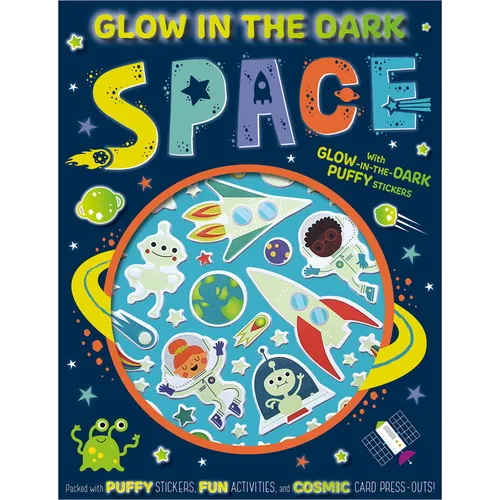 Glow in the Dark Space Activity Book - Paperback