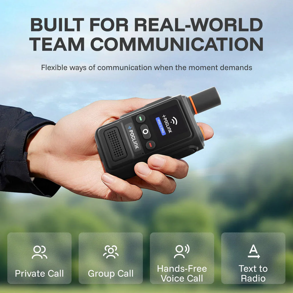 POC-1 Pro 4G + Wi-Fi Global Walkie Talkie