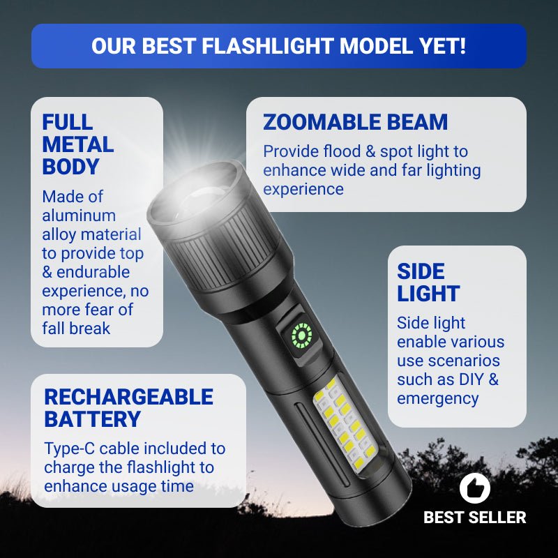 Poclink Emergency Flashlight