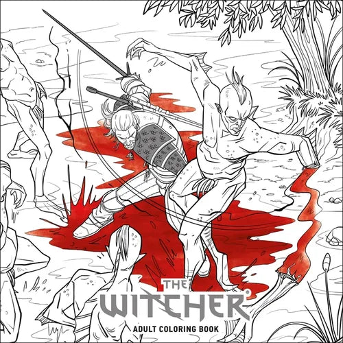 The Witcher Adult Coloring Book - Paperback