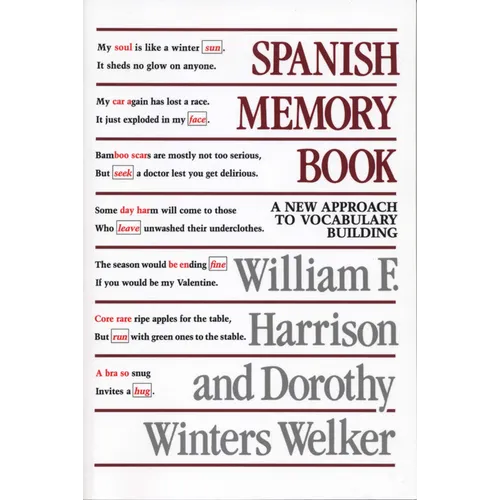 Spanish Memory Book: A New Approach to Vocabulary Building - Paperback