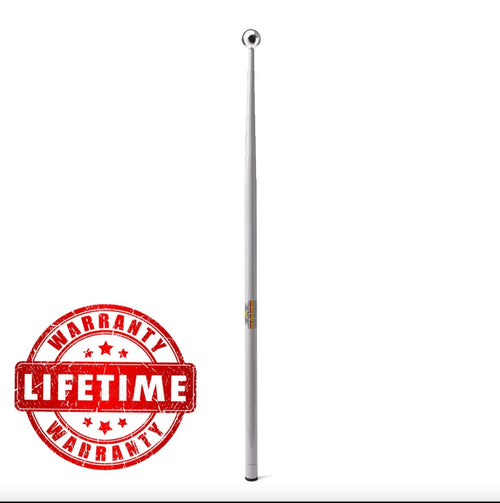16' Fiberglass Telescoping RV Flagpole | Poles and Holders