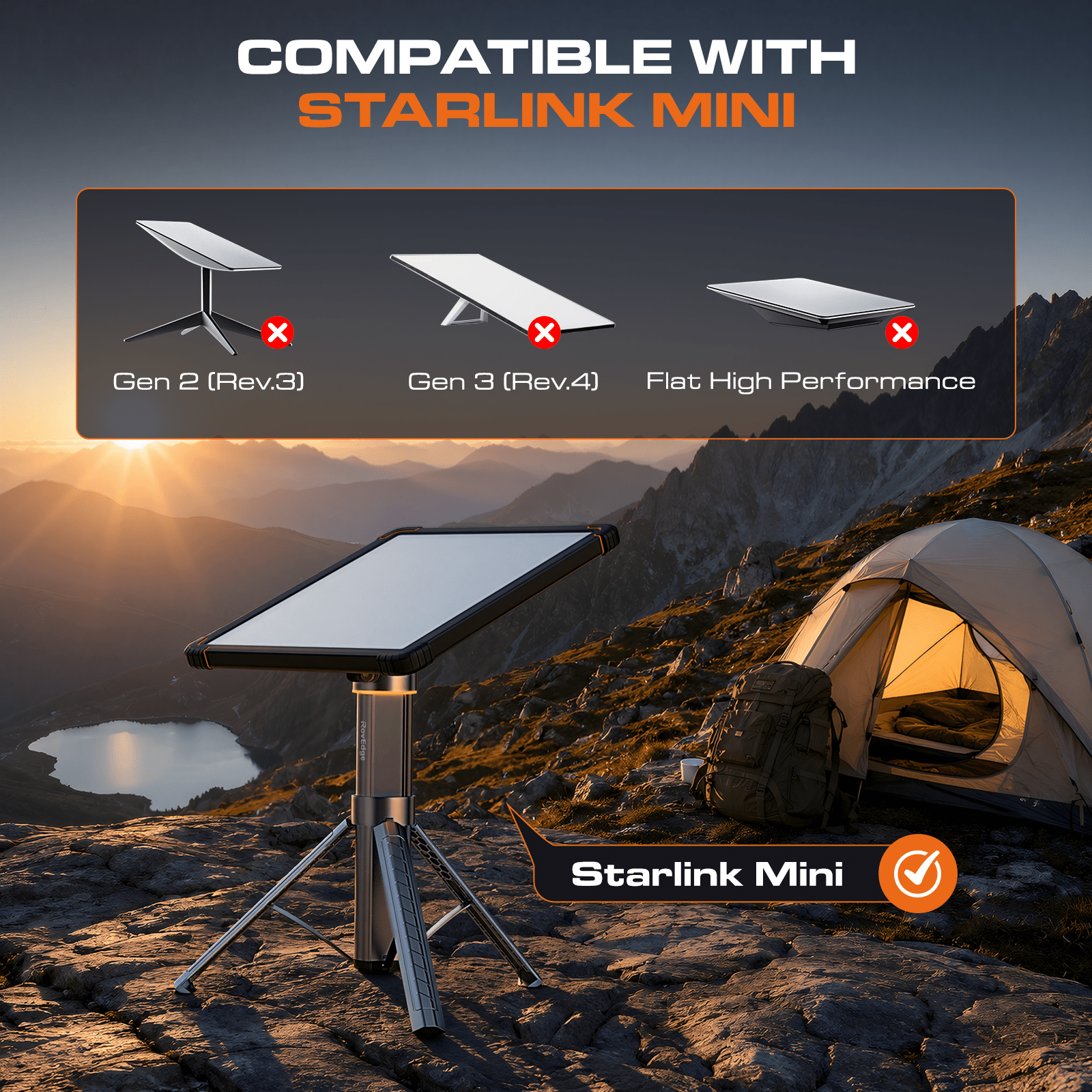 Starlink Mini R-Foot Armor Case | RovEdge