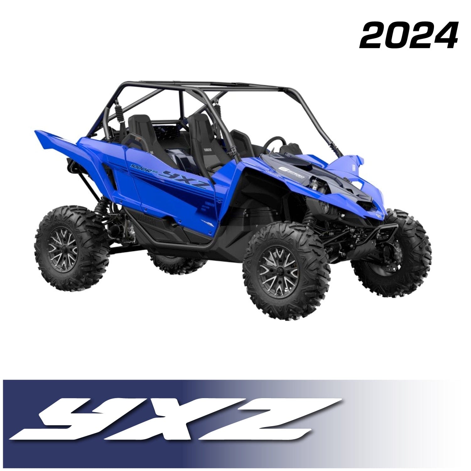 2024 YXZ 1000R Complete Communication Kit with Bluetooth Intercom and 2-Way Radio - 696 PLUS Remote Head / M1 VHF Business Band