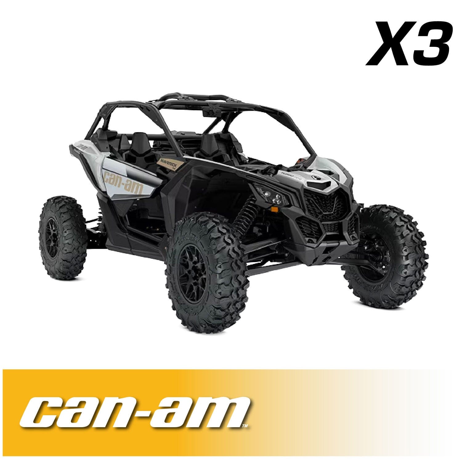 Maverick X3 Complete Communication Kit with Bluetooth Intercom and 2-Way Radio - STX Stereo / M1 VHF Business Band / Dash Mount