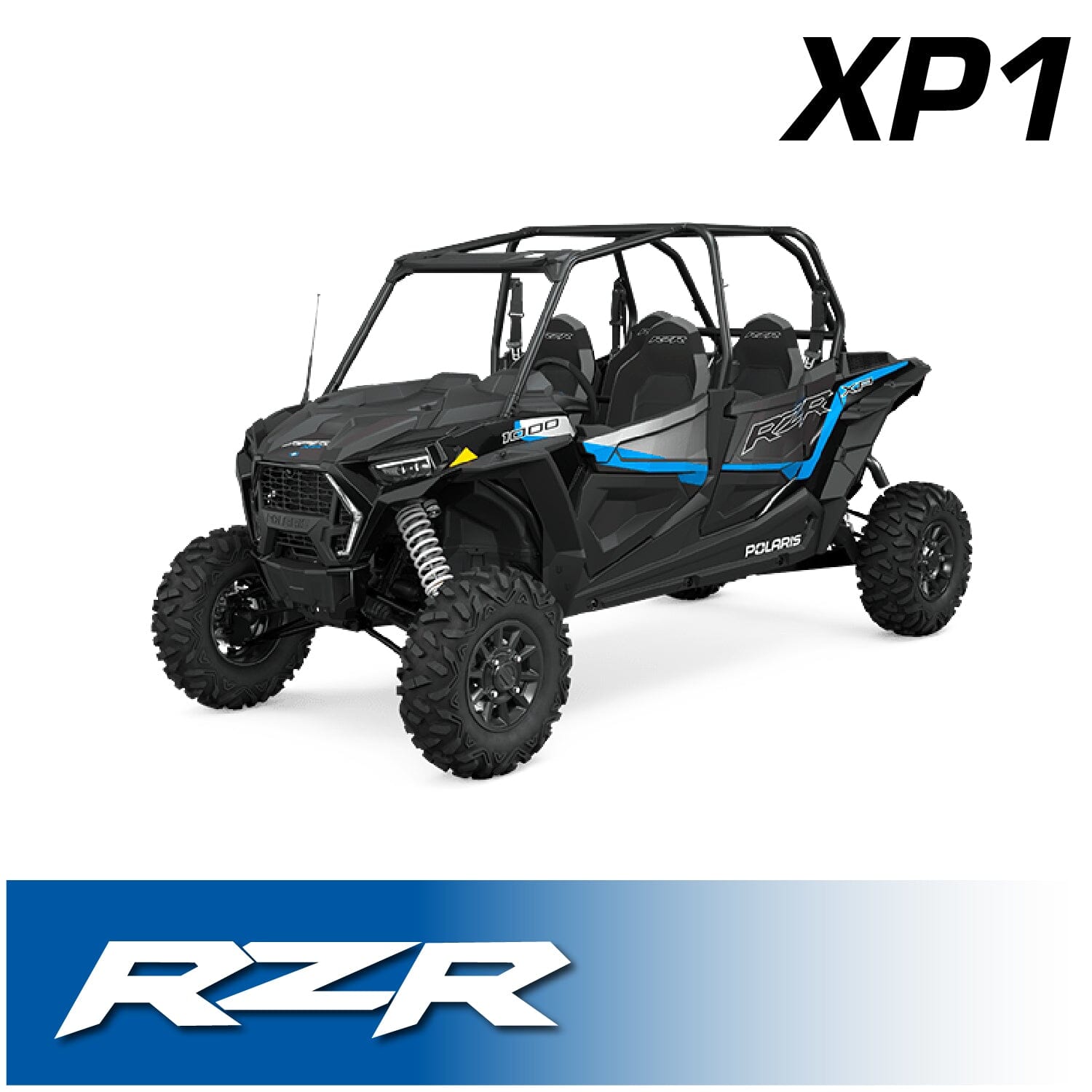 Polaris RZR XP 1000 Complete Communication Kit with Bluetooth Intercom and 2-Way Radio - STX Stereo / M1 VHF Business Band