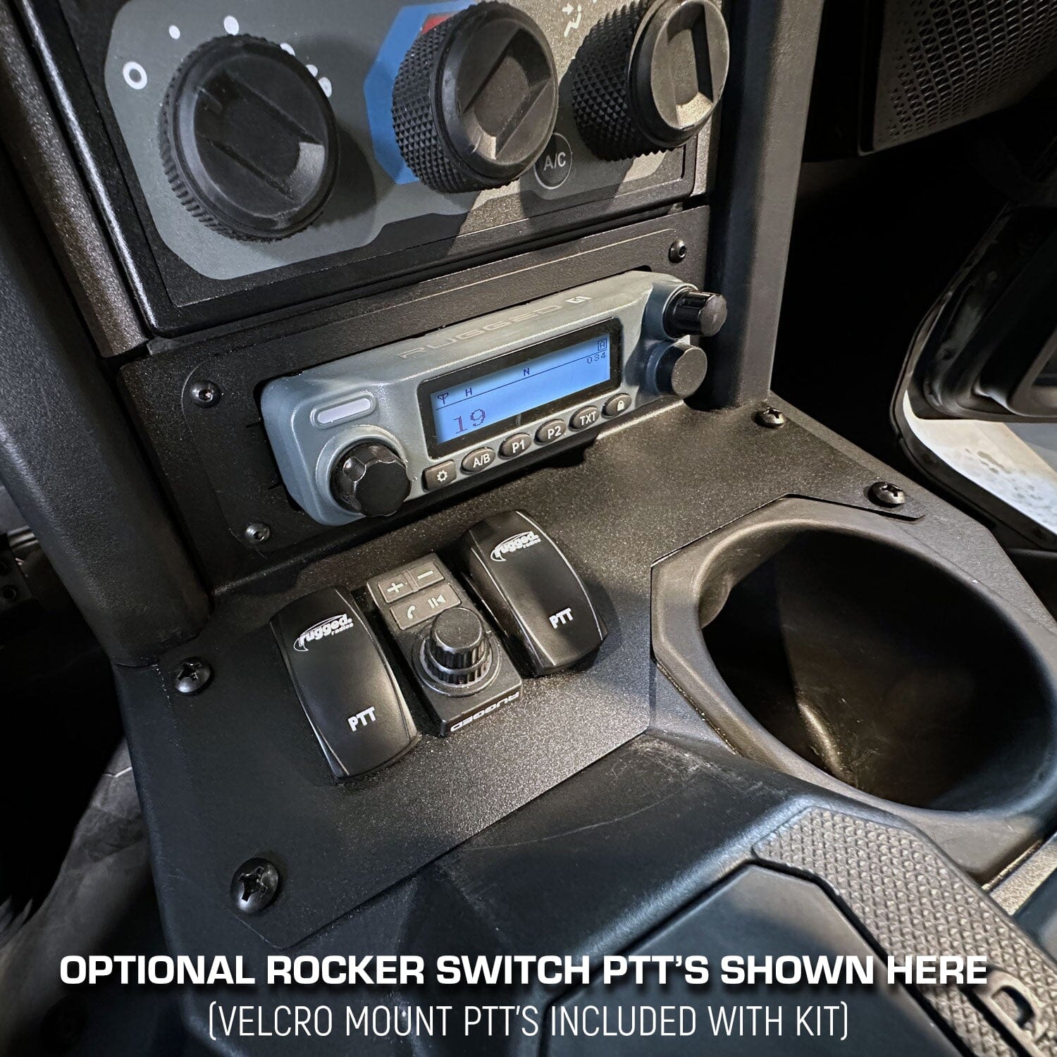 Polaris Xpedition Complete Communication Kit with Bluetooth Intercom and 2-Way Radio - 696 PLUS Remote Head Intercom / M1 VHF Business Band