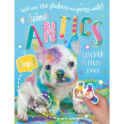 Animal Antics Sticker Activity Book - Paperback