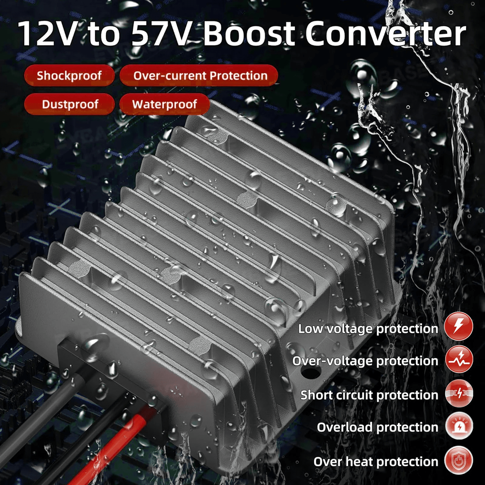 Starlink Gen 3 Direct DC Power Supply (12V/24V to 57V) | Tesery