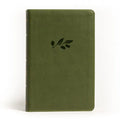 NASB Large Print Personal Size Reference Bible, Olive Leathertouch - Imitation Leather