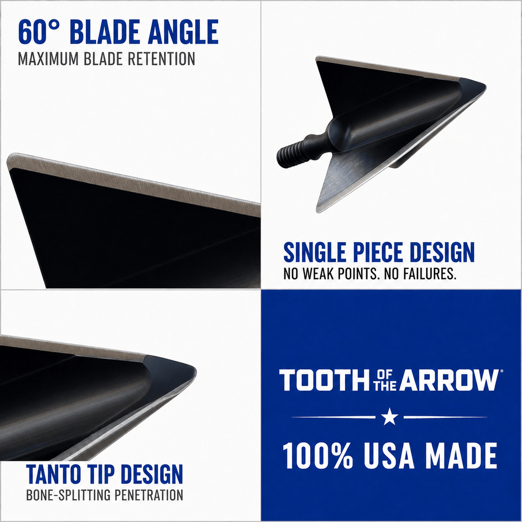 TOTA | 100 grain broadhead | 1-1/8 inch | fixed 3-blade
