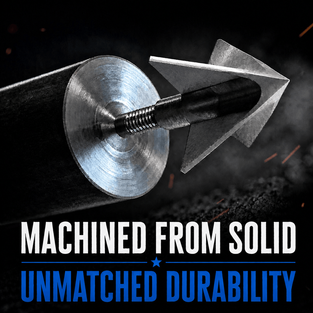 TOTA | 125 grain XL broadhead  | 1-3/16-inch solid | fixed blade