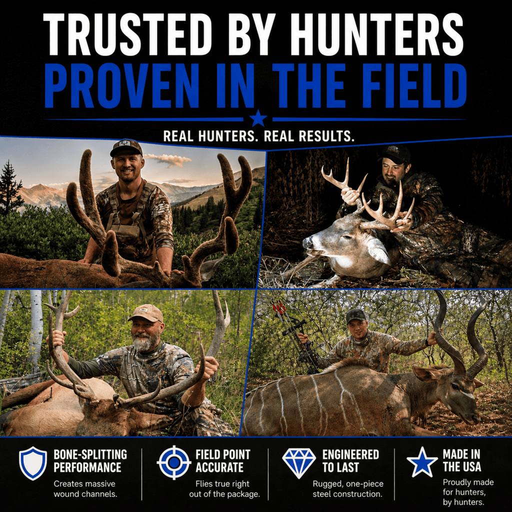TOTA | 150 grain broadhead | 1-inch solid | fixed blade
