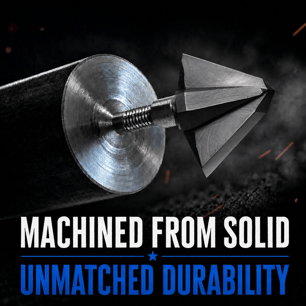 TOTA | 125 grain broadhead | 1-inch single bevel | fixed blade