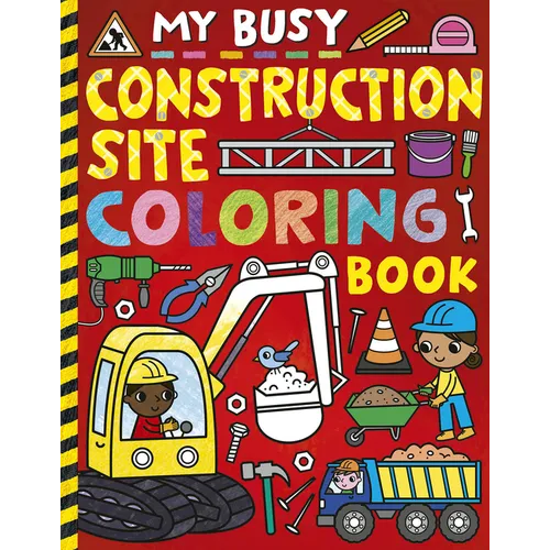 My Busy Construction Site Coloring Book - Paperback