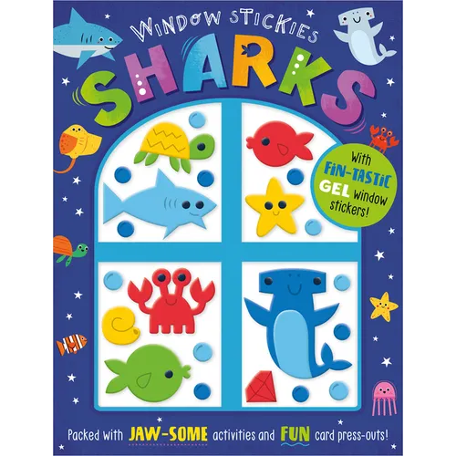 Window Stickies Sharks - Paperback