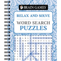 Brain Games - Relax and Solve: Word Search Puzzles (Pattern Cover) - Spiral