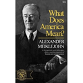 What Does America Mean? - Paperback