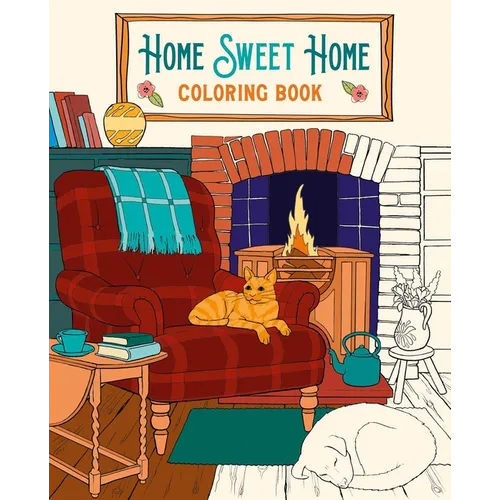 Home Sweet Home Coloring Book - Paperback